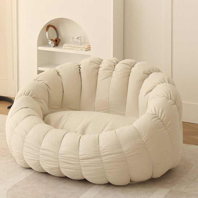Nordic Flannelette EPS Backrest Sofa — Off White