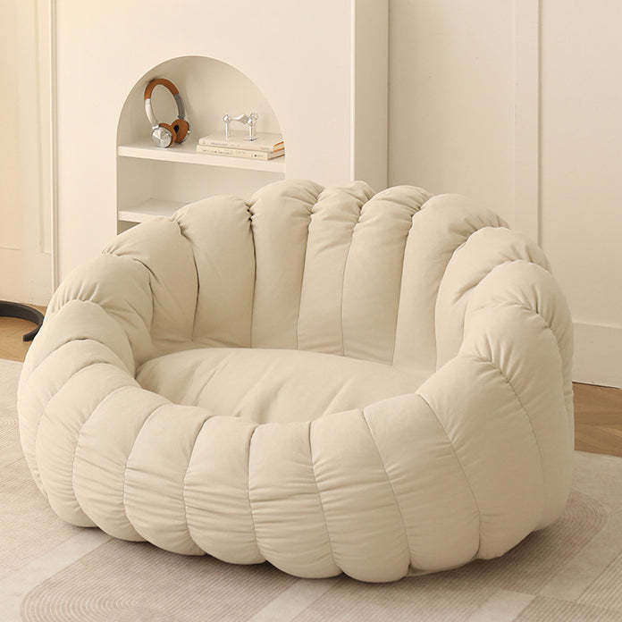 Nordic Flannelette EPS Backrest Sofa — Off White