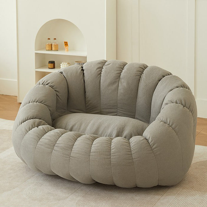 Nordic Flannelette EPS Backrest Sofa — Gray