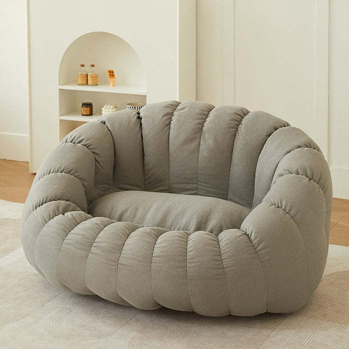 Nordic Flannelette EPS Backrest Sofa — Gray
