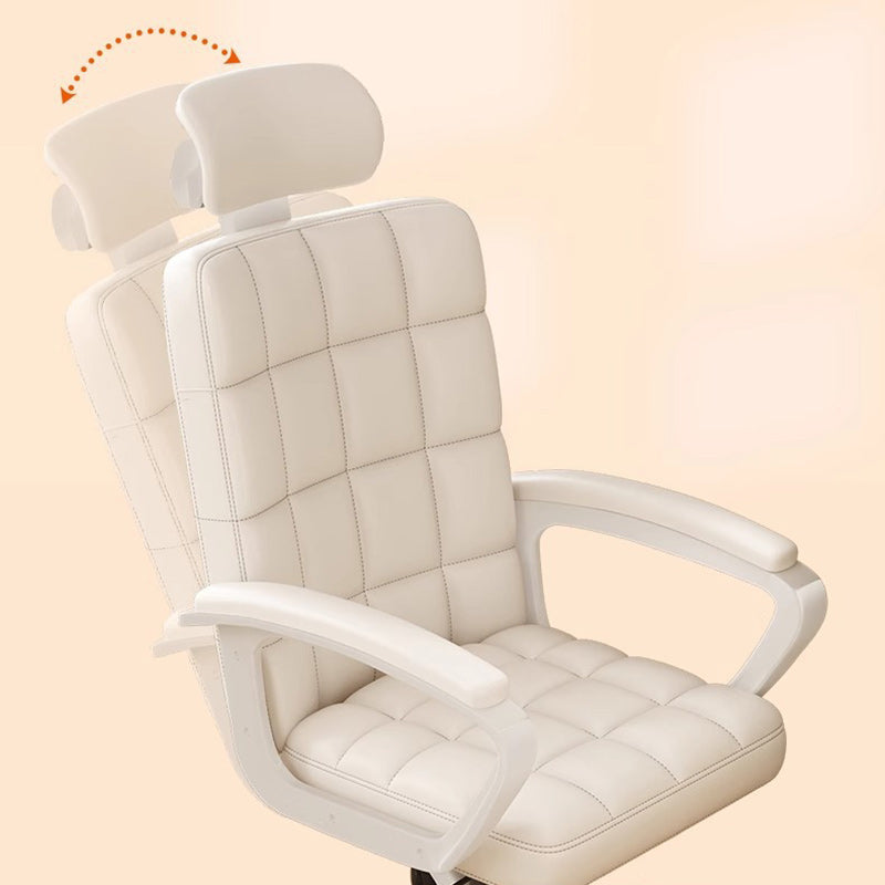 Nordic PU Solid Wood Desk Chair