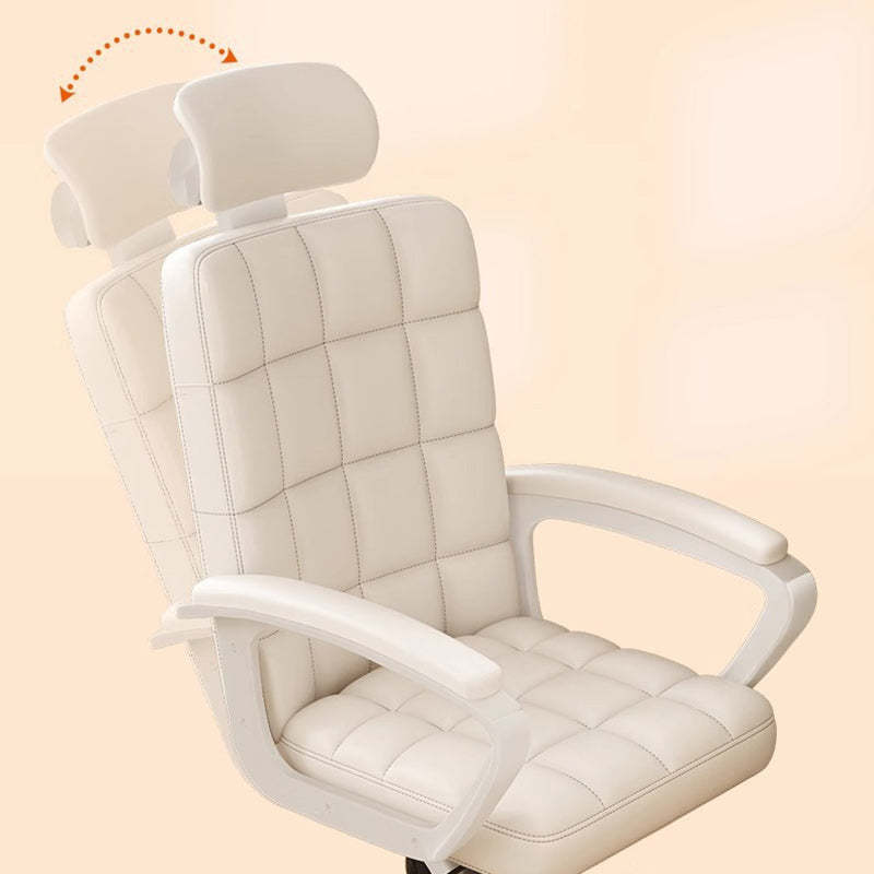 Nordic PU Solid Wood Desk Chair