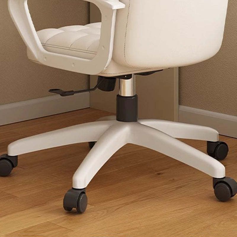 Nordic PU Solid Wood Desk Chair