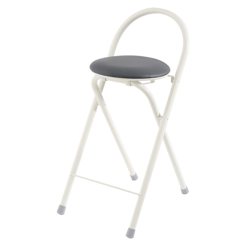 Modern PU Iron Foldable Bar Stool