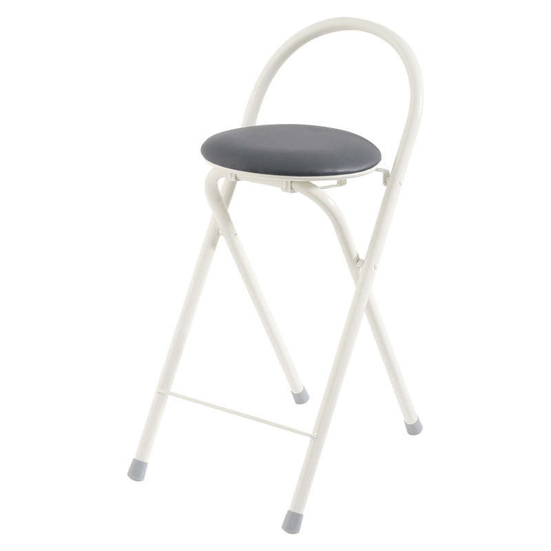 Modern PU Iron Foldable Bar Stool