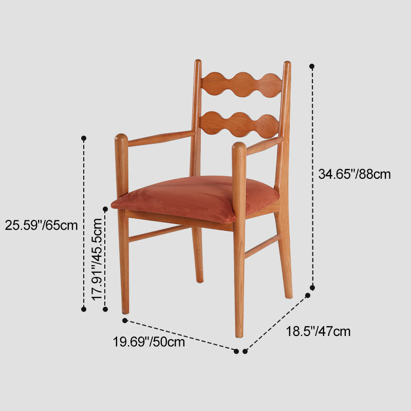 Retro Flannelette Ash Dining Chair