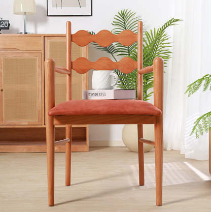 Retro Flannelette Ash Dining Chair