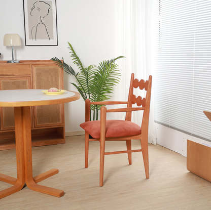 Retro Flannelette Ash Dining Chair