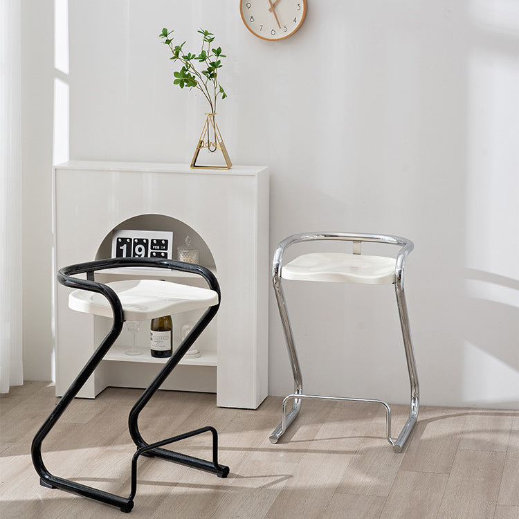 Nordic Iron Geometric Bar Stool