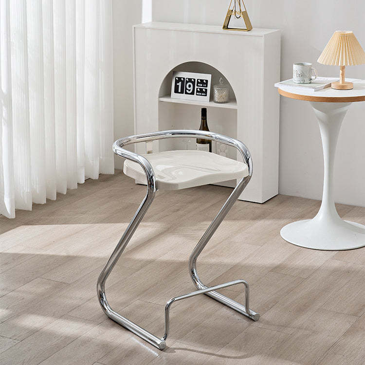 Nordic Iron Geometric Bar Stool