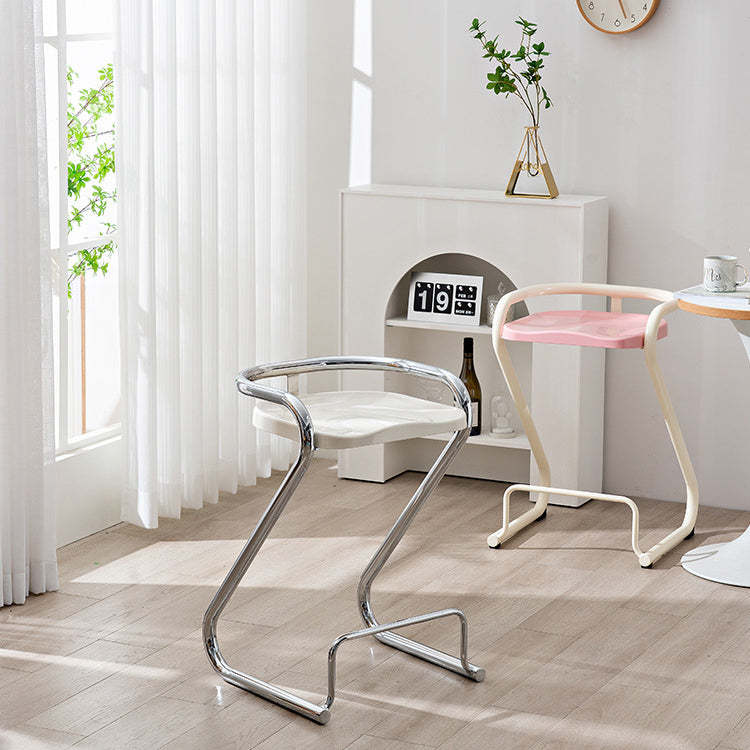 Nordic Iron Geometric Bar Stool