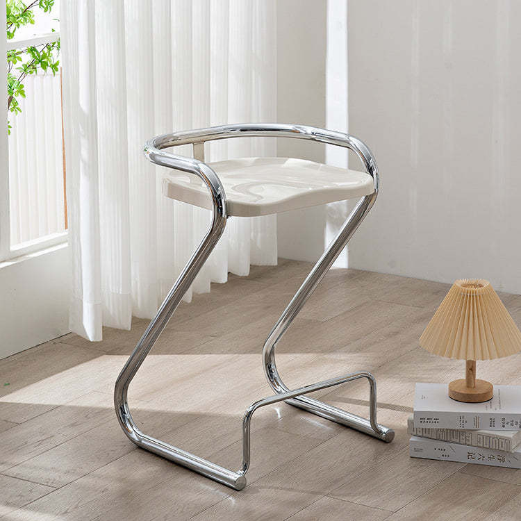 Nordic Iron Geometric Bar Stool