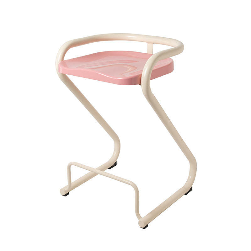 Nordic Iron Geometric Bar Stool