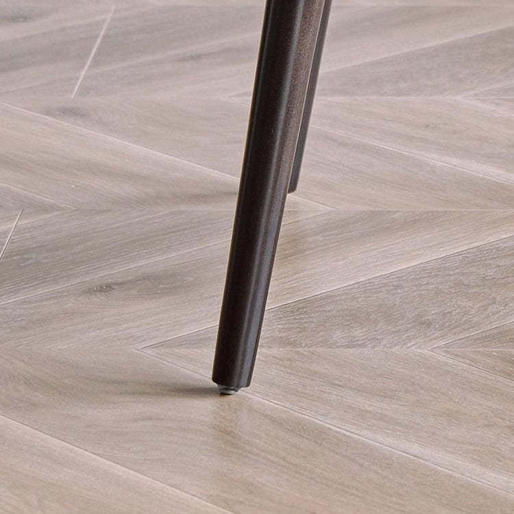 French Flannelette Solid Wood Armless Dining Chair