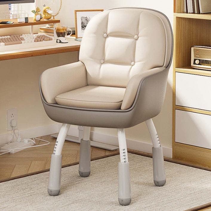 Nordic Leather Silicone Desk Chair