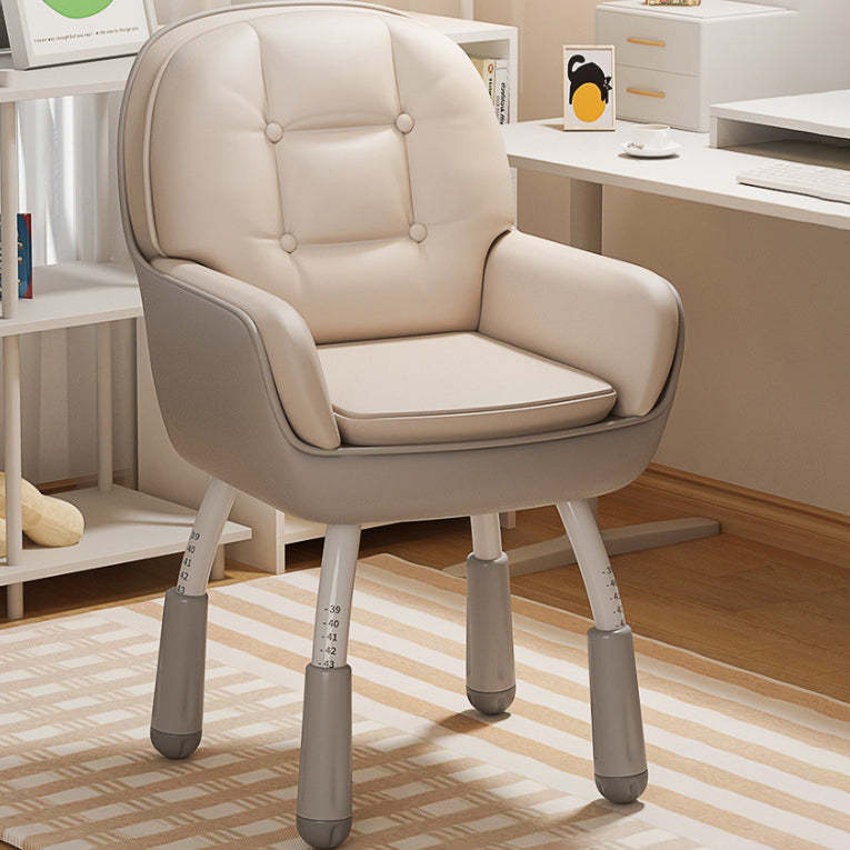 Nordic Leather Silicone Desk Chair