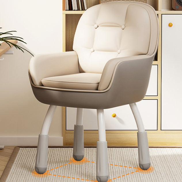 Nordic Leather Silicone Desk Chair