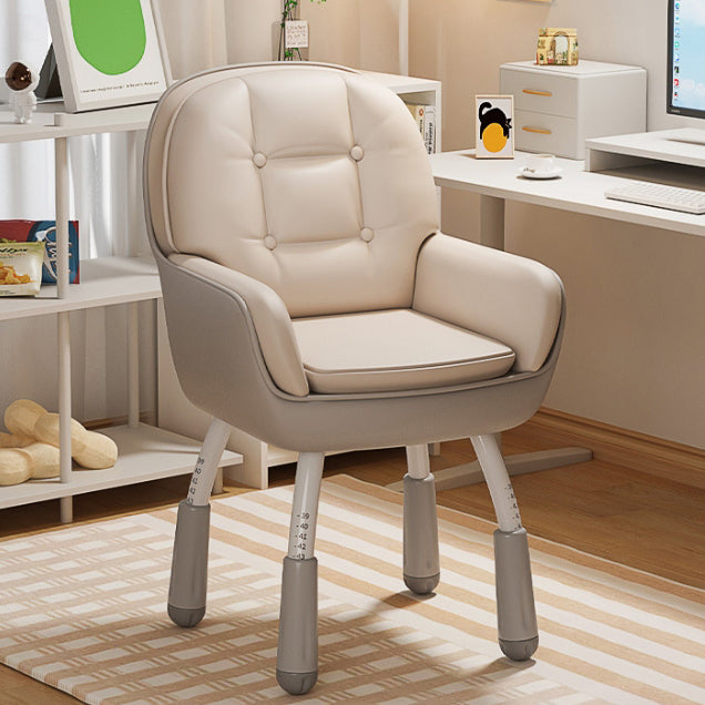 Nordic Leather Silicone Desk Chair