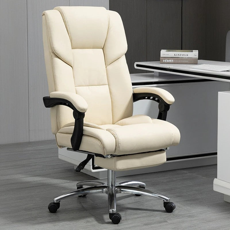 Scandinavian Plastic PU Desk Chair