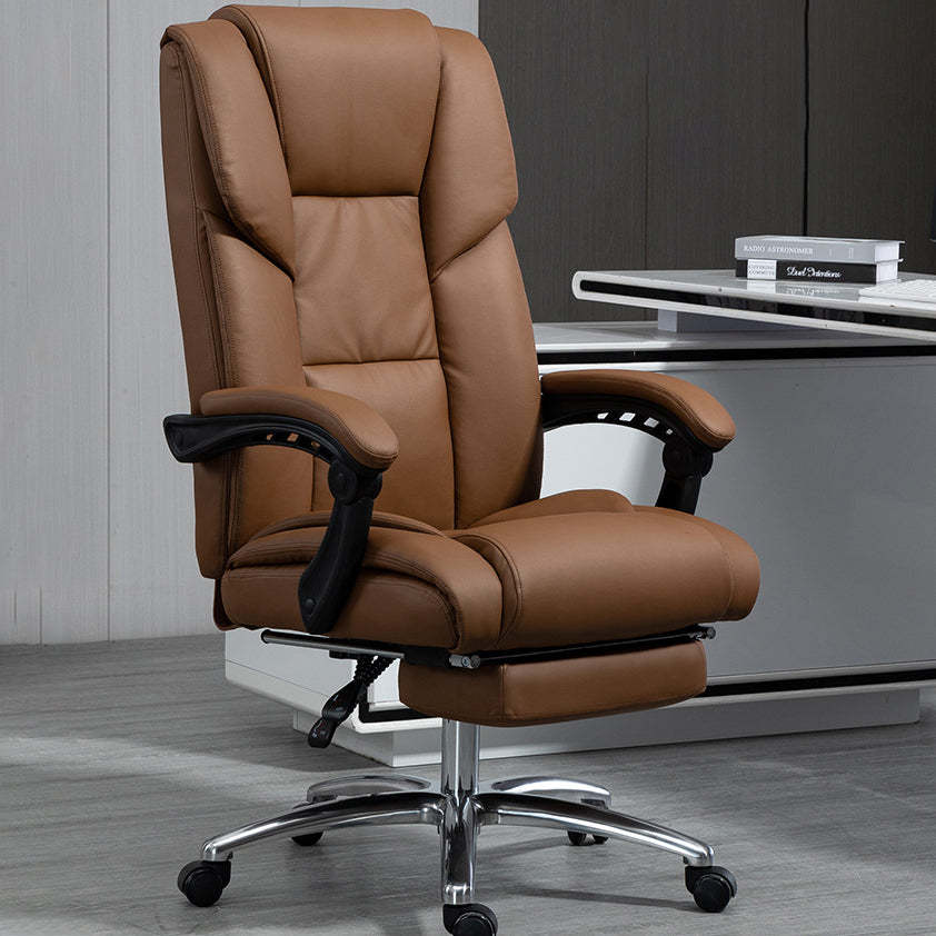 Scandinavian Plastic PU Desk Chair