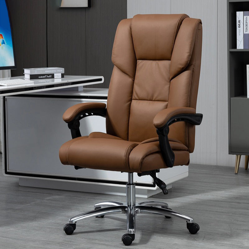 Scandinavian Plastic PU Desk Chair