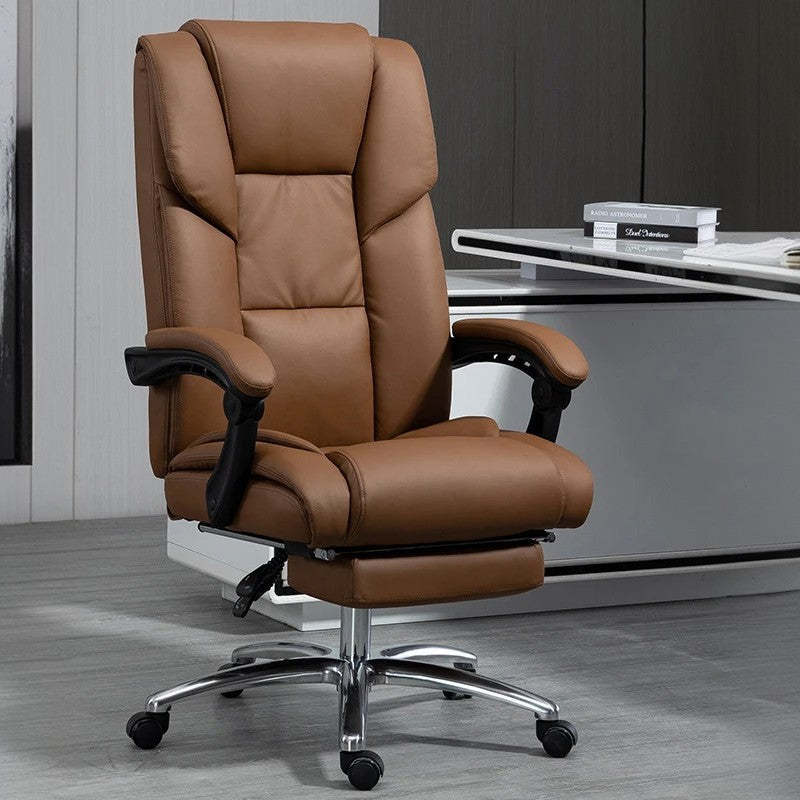 Scandinavian Plastic PU Desk Chair