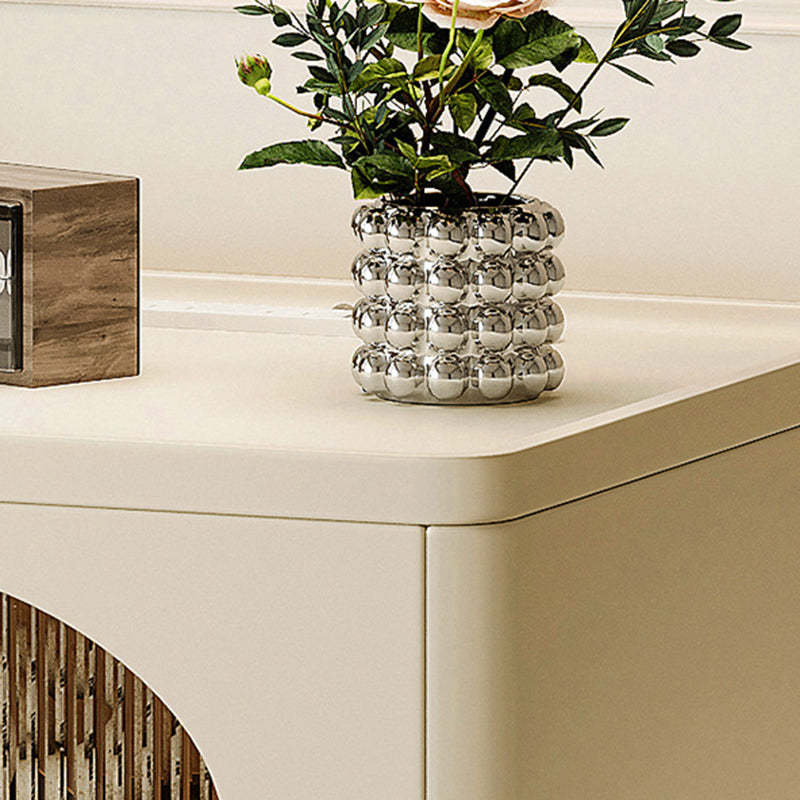 Nordic Socket Light Strip 2-Cabinet Cube Nightstand