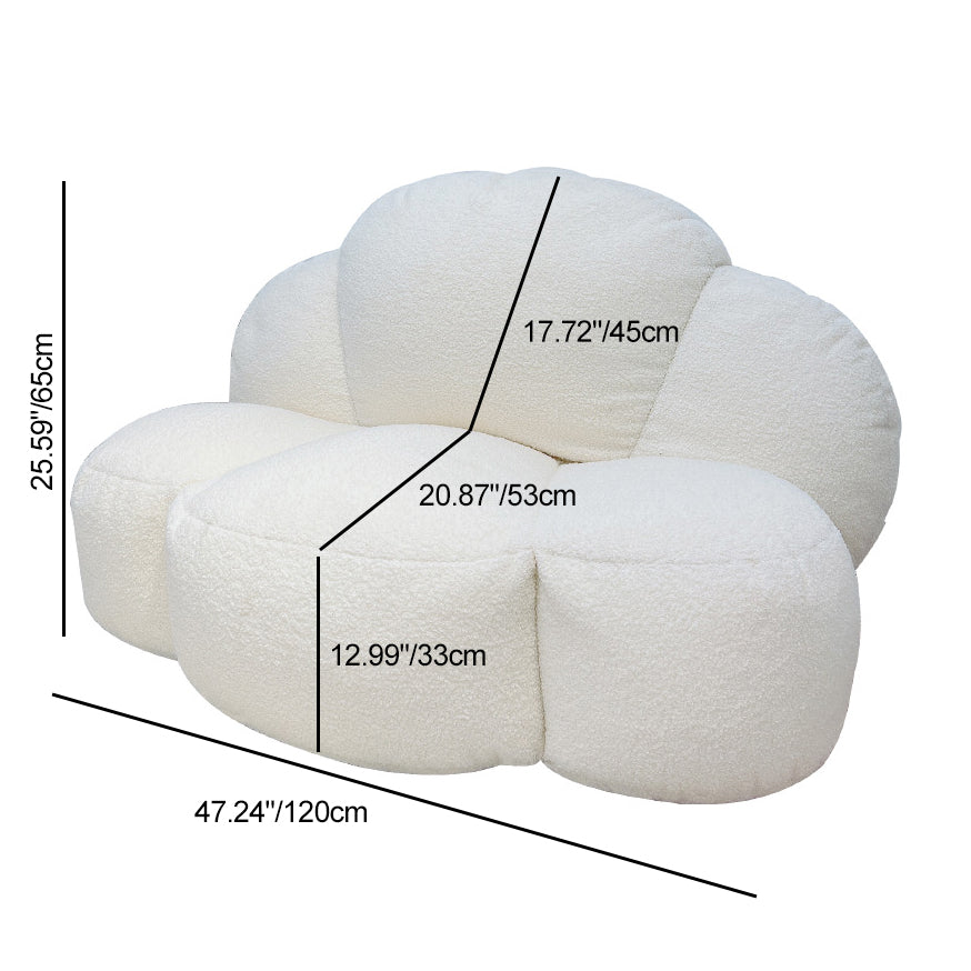 Nordic Cloud Lambswool EPS Sofa — Beige