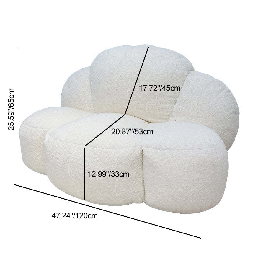 Nordic Cloud Lambswool EPS Sofa — Beige