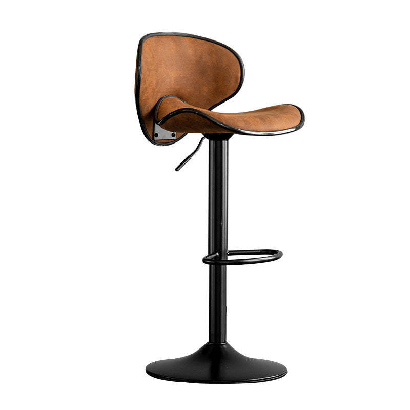 Scandinavian Tech Fabric Iron Bar Stool