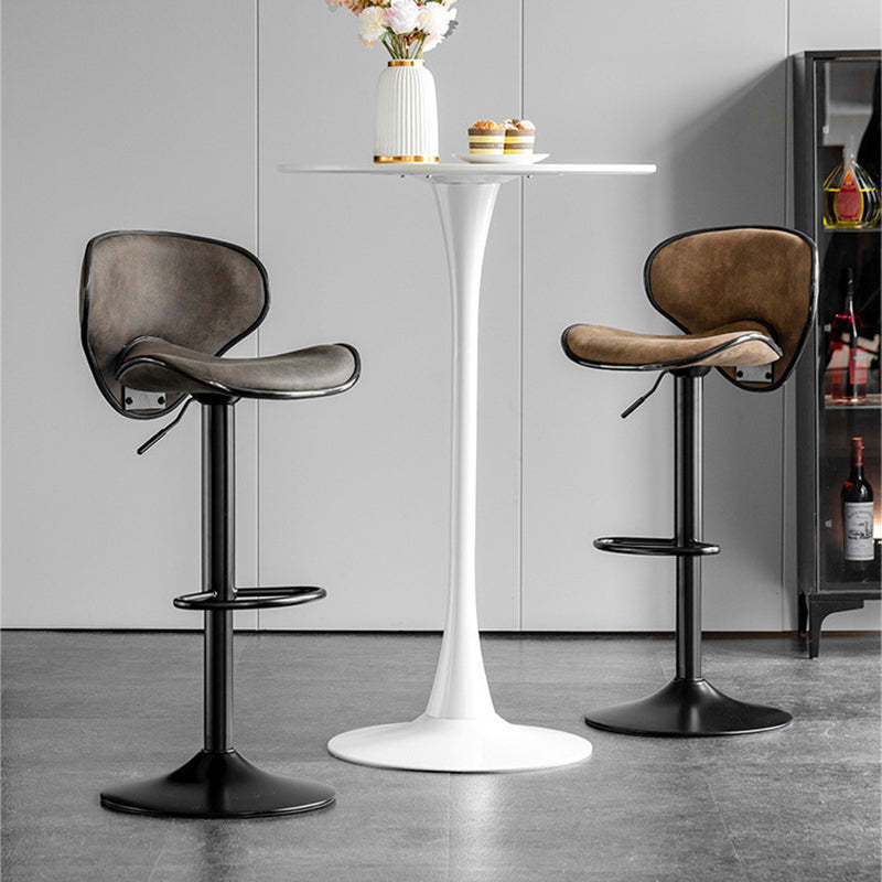 Scandinavian Tech Fabric Iron Bar Stool