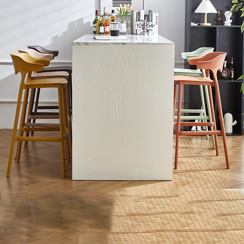 Nordic Macaron Waterproof Bar Stool — Green