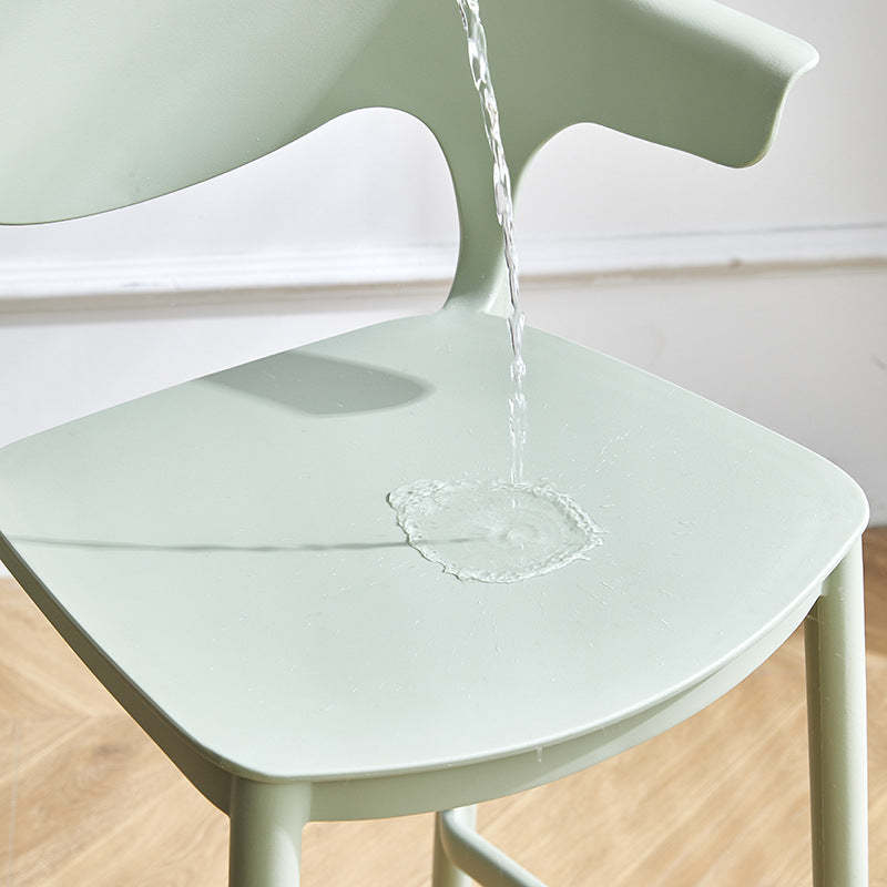Nordic Macaron Waterproof Bar Stool — Blue