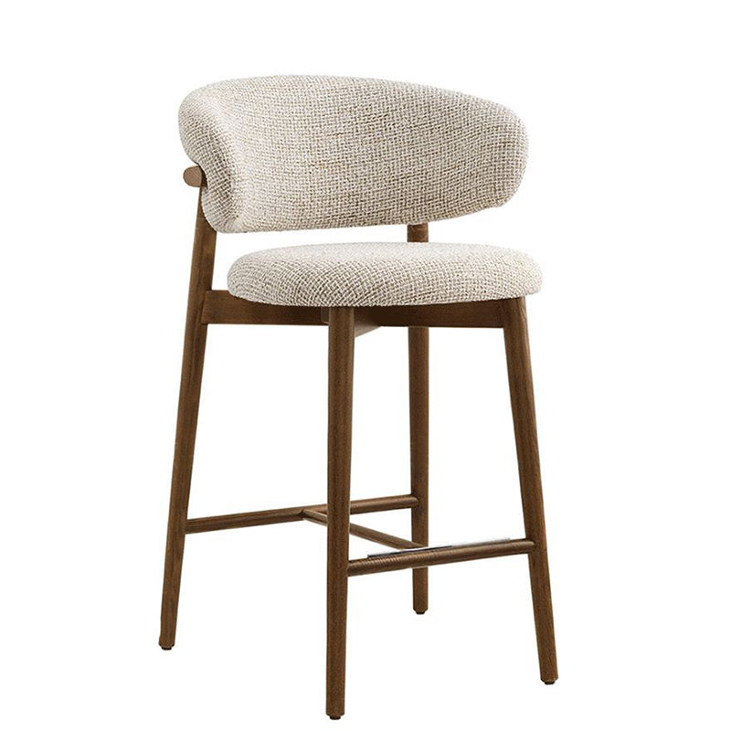 Contemporary Solid Wood Bar Stool