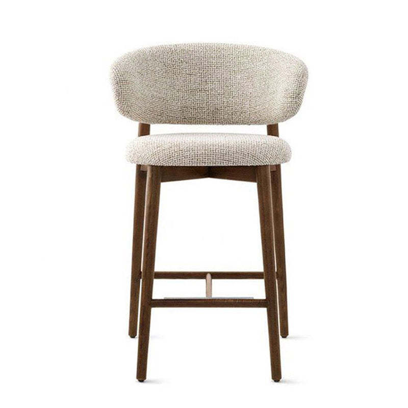 Contemporary Solid Wood Bar Stool