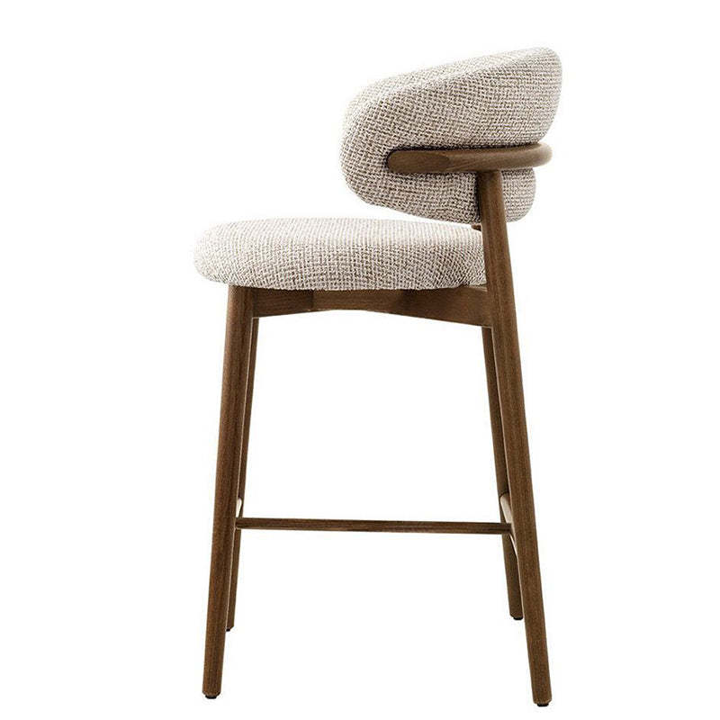 Contemporary Solid Wood Bar Stool