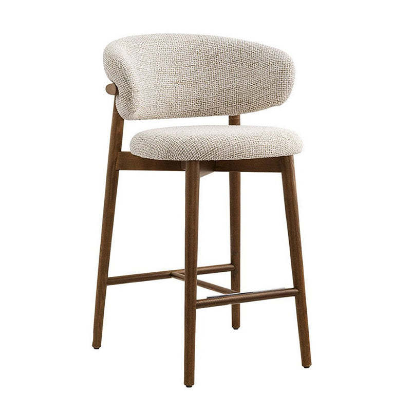 Contemporary Solid Wood Bar Stool