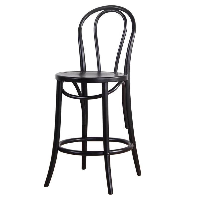 Japanese Curve Beech Bar Stool