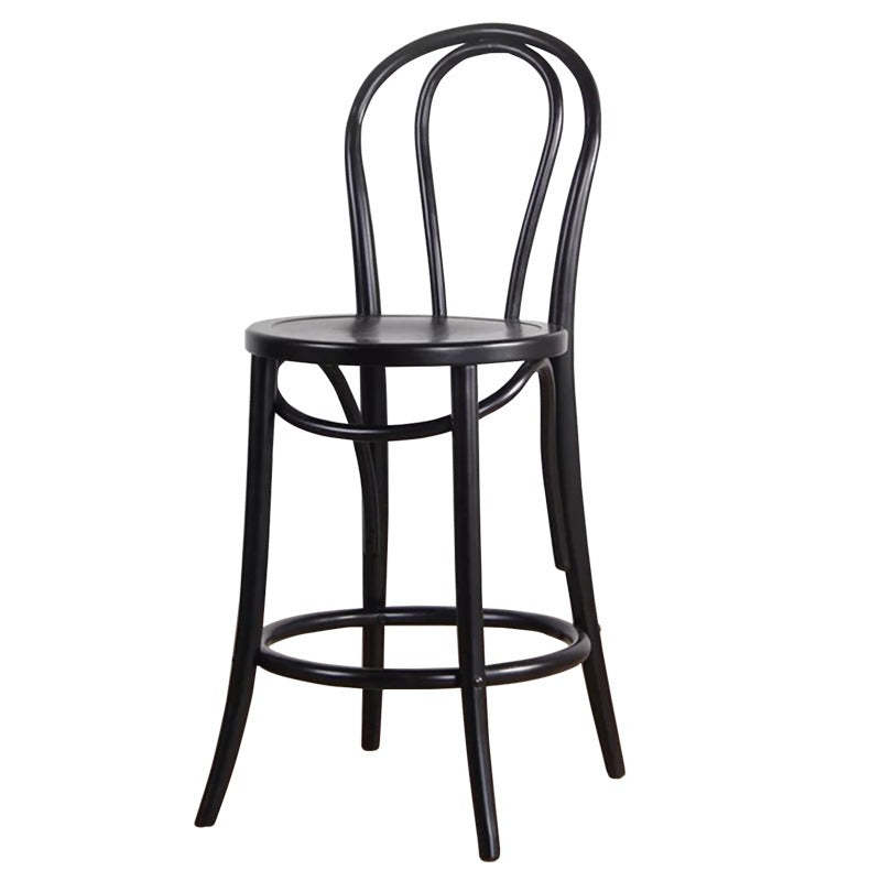 Japanese Curve Beech Bar Stool