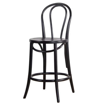 Japanese Curve Beech Bar Stool