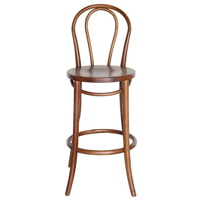 Japanese Curve Beech Bar Stool