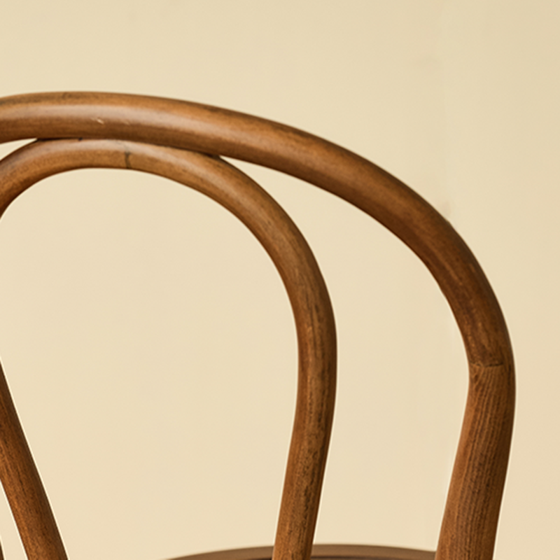 Japanese Curve Beech Bar Stool