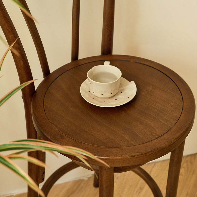 Japanese Curve Beech Bar Stool