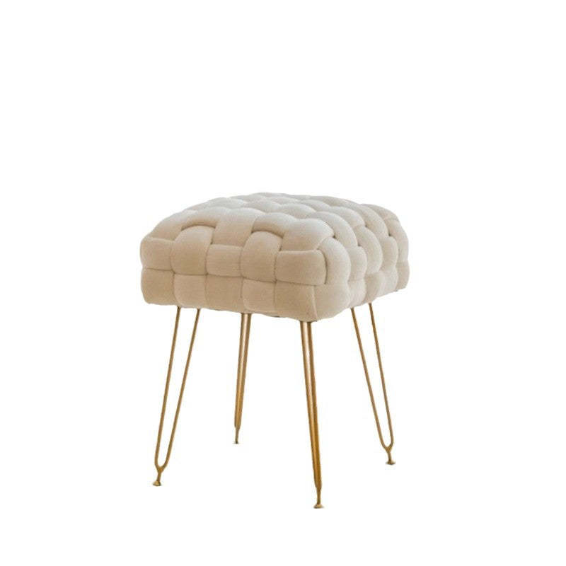 Nordic Flannelette Steel Cotton Footstool