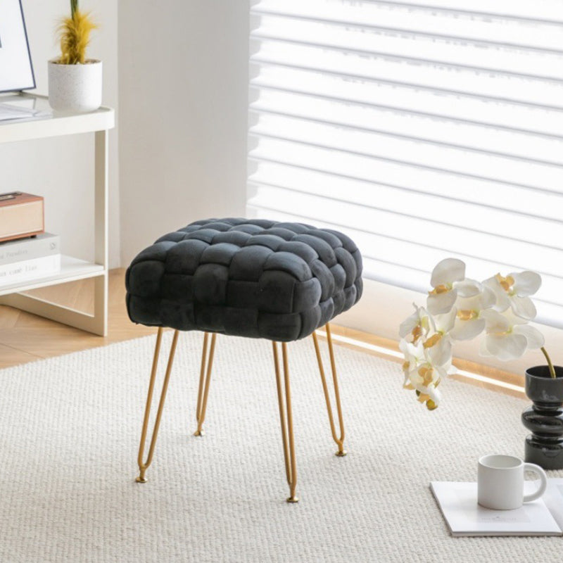 Nordic Flannelette Steel Cotton Footstool