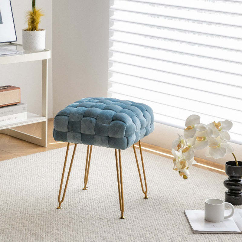 Nordic Flannelette Steel Cotton Footstool