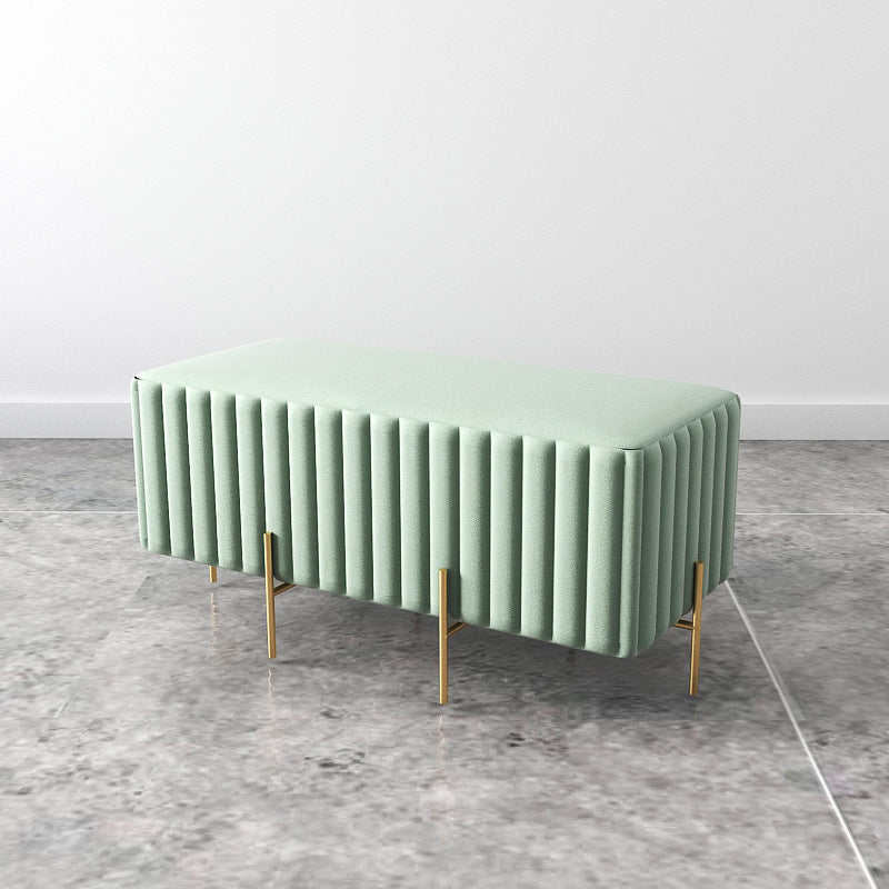 Nordic Iron Flannelette Footstool