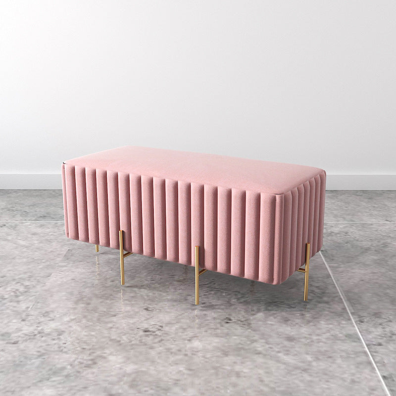Nordic Iron Flannelette Footstool