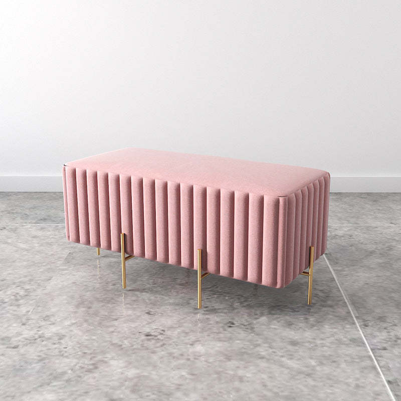 Nordic Iron Flannelette Footstool