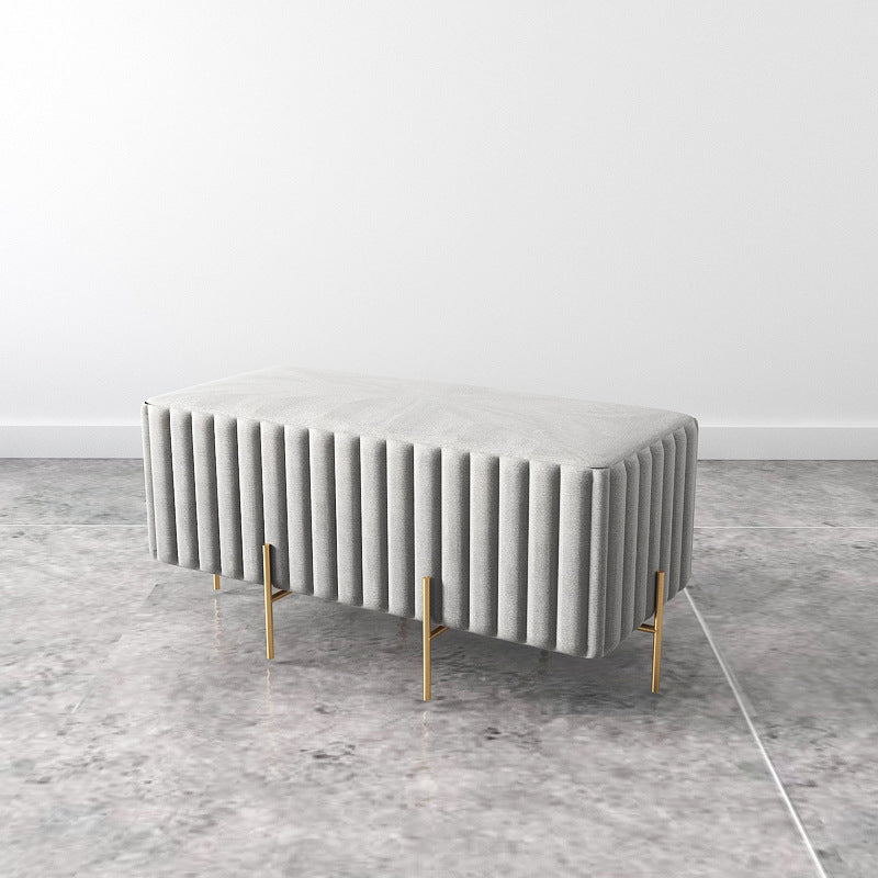 Nordic Iron Flannelette Footstool